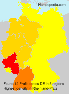 Surname Profit in Germany Surname Profit in Germany