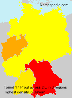 Surname Progl in Germany Surname Progl in Germany