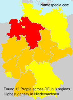 Surname Propfe in Germany Surname Propfe in Germany