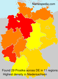 Surname Prostka in Germany Surname Prostka in Germany