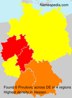 Surname Prvulovic in Germany Surname Prvulovic in Germany
