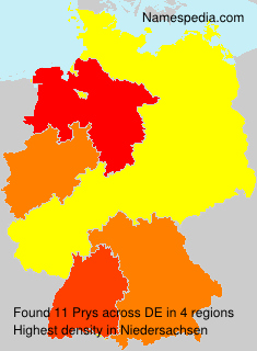Surname Prys in Germany Surname Prys in Germany