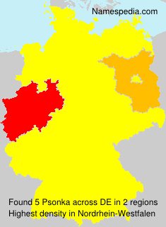 Surname Psonka in Germany Surname Psonka in Germany