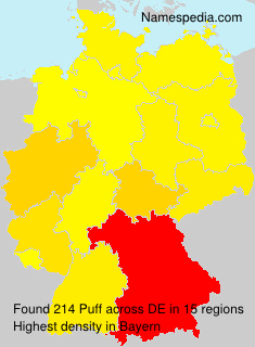 Surname Puff in Germany Surname Puff in Germany