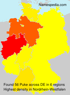 Surname Puke in Germany Surname Puke in Germany