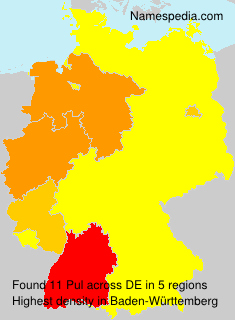Surname Pul in Germany Surname Pul in Germany