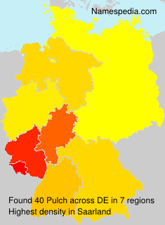 Surname Pulch in Germany Surname Pulch in Germany