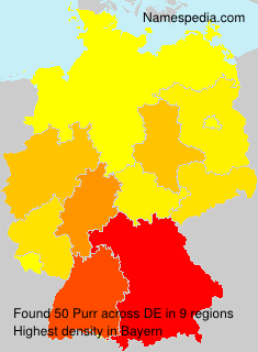 Surname Purr in Germany Surname Purr in Germany