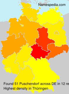 Surname Puschendorf in Germany Surname Puschendorf in Germany