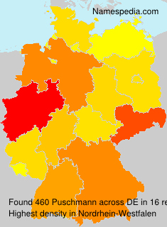 Surname Puschmann in Germany Surname Puschmann in Germany