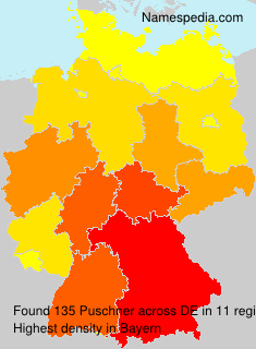 Surname Puschner in Germany Surname Puschner in Germany