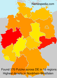 Surname Putzke in Germany Surname Putzke in Germany