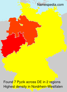 Surname Pyzik in Germany Surname Pyzik in Germany