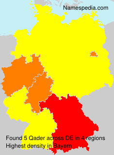 Surname Qader in Germany Surname Qader in Germany