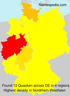 Surname Quacken in Germany Surname Quacken in Germany