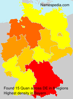 Surname Quan in Germany Surname Quan in Germany