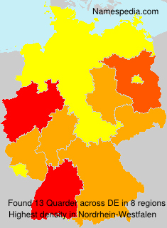 Surname Quarder in Germany Surname Quarder in Germany