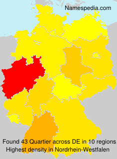 Surname Quartier in Germany Surname Quartier in Germany