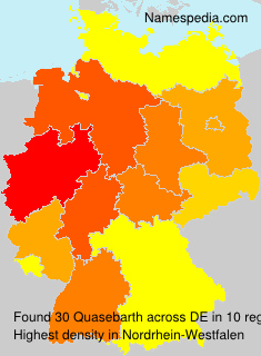 Surname Quasebarth in Germany Surname Quasebarth in Germany