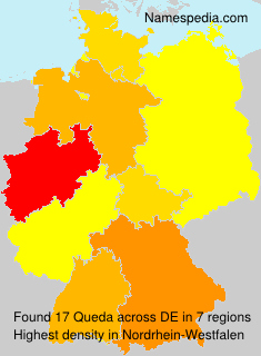 Surname Queda in Germany Surname Queda in Germany