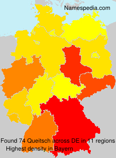 Surname Queitsch in Germany Surname Queitsch in Germany