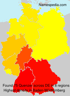 Surname Quenzer in Germany Surname Quenzer in Germany