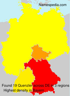 Surname Quenzler in Germany Surname Quenzler in Germany