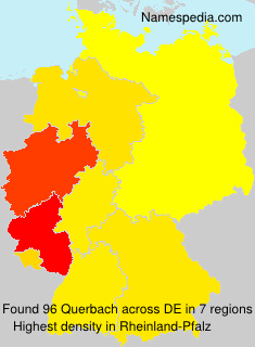 Surname Querbach in Germany Surname Querbach in Germany
