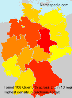 Surname Querfurth in Germany Surname Querfurth in Germany
