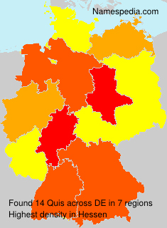 Surname Quis in Germany Surname Quis in Germany