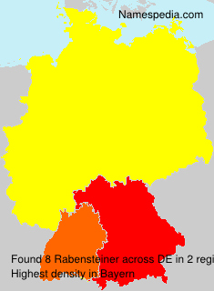 Surname Rabensteiner in Germany Surname Rabensteiner in Germany