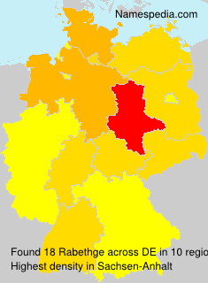 Surname Rabethge in Germany Surname Rabethge in Germany