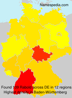Surname Rabold in Germany Surname Rabold in Germany