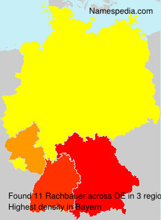 Surname Rachbauer in Germany Surname Rachbauer in Germany