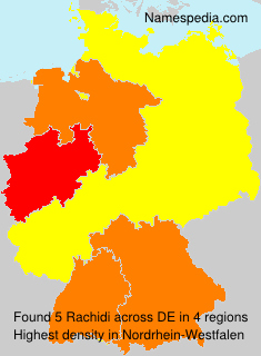 Surname Rachidi in Germany Surname Rachidi in Germany
