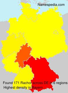Surname Rachor in Germany Surname Rachor in Germany