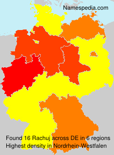 Surname Rachuj in Germany Surname Rachuj in Germany