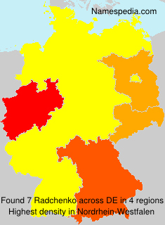 Surname Radchenko in Germany Surname Radchenko in Germany
