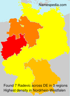 Surname Radevic in Germany Surname Radevic in Germany