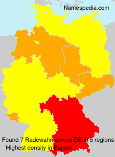 Surname Radewahn in Germany Surname Radewahn in Germany