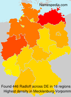Surname Radloff in Germany Surname Radloff in Germany