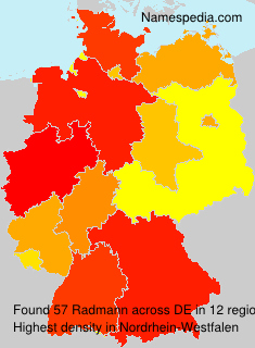 Surname Radmann in Germany Surname Radmann in Germany