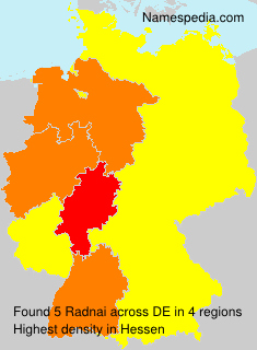 Surname Radnai in Germany Surname Radnai in Germany