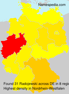Surname Radojewski in Germany Surname Radojewski in Germany