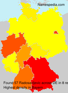 Surname Radosavljevic in Germany Surname Radosavljevic in Germany