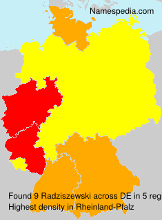 Surname Radziszewski in Germany Surname Radziszewski in Germany