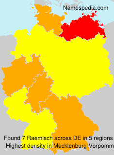 Surname Raemisch in Germany Surname Raemisch in Germany