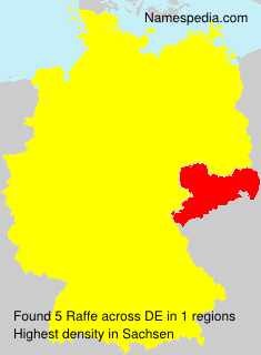 Surname Raffe in Germany Surname Raffe in Germany
