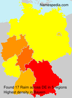 Surname Raim in Germany Surname Raim in Germany