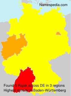 Surname Rajak in Germany Surname Rajak in Germany